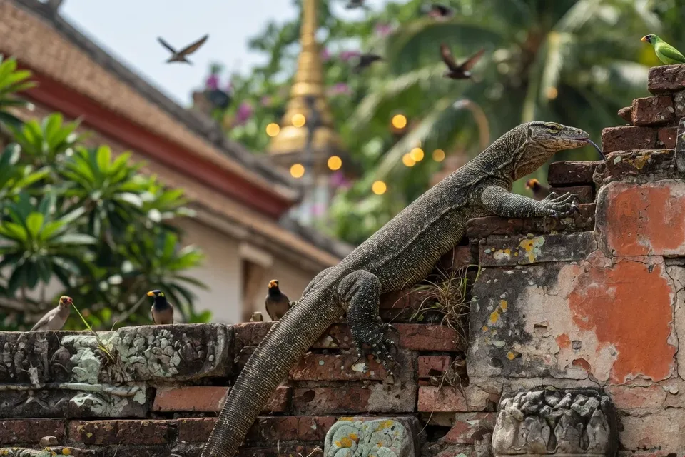 Elephants in Thailand — later in the day.